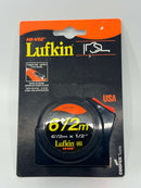 New Old Stock LUFKIN USA Made Hi-VIZ 6'/2m Tape Measure - Discontinued - Cardon Tools