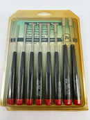 New Old Stock WIHA W. Germany Technicians Precision 8 pc Nut Driver Set 3/32" - 1/4" - Cardon Tools