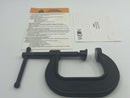 New Old Stock USA Made  WILTON 402 2" Extra Deep Throat Forged Steel C Clamp - Cardon Tools