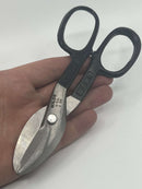 TINY New Old Stock WILDE No. 1 SN 7" Sheet Metal Tin Snips USA Made NO LONGER MADE - Cardon Tools