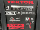 New Old Stock TEKTON  Flex-Head RATCHETING Double Box End Wrench Set 5/16" - 3/4" - Discontinued - Cardon Tools
