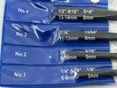 GRAY Tools USA made SE70C 7pc Broken Bolt Extractor Set No.1 to No.7 - Cardon Tools