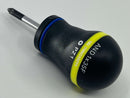 New Old Stock Facom France  EXTRA Short No. 1  PoziDrive PROTWIST Screwdriver FLUO AND1X35F - Cardon Tools