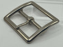 New Old Stock North & Judd USA made No. 899 1-3/4" Nickel Plated SOLID Brass Belt Buckle - Cardon Tools