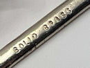New Old Stock North & Judd USA made No. 899 1-3/4" Nickel Plated SOLID Brass Belt Buckle - Cardon Tools