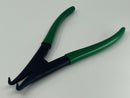 New Old Stock 7" Lindstrom Sweden 2411 D 70 90-Degree Angled Circlip Pliers for External Circlips on Shafts, Forged Tip - Cardon Tools