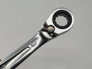 Facom 467 Series SATIN Chrome Reversible Ratcheting Combination Wrench - 8mm (467.8) - Cardon Tools
