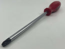 HUGE New Old Stock WIHA No. 313 W. Germany SOLID RED Handled POZIDRIV 4 x 200 SUPADRIV  Screwdriver - Cardon Tools