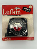 New Old Stock LUFKIN USA made 8425A 25' x 1" Anglelok Power Tape c/w ANGLE DIAL GAGE - Cardon Tools