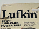 New Old Stock LUFKIN USA made 8425A 25' x 1" Anglelok Power Tape c/w ANGLE DIAL GAGE - Cardon Tools