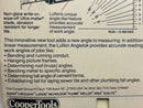 New Old Stock LUFKIN USA made 8425A 25' x 1" Anglelok Power Tape c/w ANGLE DIAL GAGE - Cardon Tools