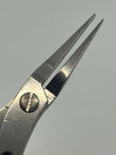 New Old Stock General Tools Made in Japan 5" Stainless Steel Duck Bill SMOOTH Jaw Needle Nose Pliers