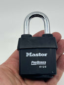 MASTER LOCK ProSeries Weather Tough Heavy DUTY Padlock, Laminated Steel,  No. 6125 - Cardon Tools