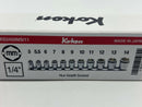 Koken made in Japan 1/4" Dr. 11 Pc SHORT NUT GRIP® Socket Set, 5-14MM - RS2450MS/11 - Cardon Tools