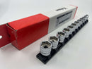 Koken made in Japan Z-series 3/8" Dr. 12 pc ULTRA SHALLOW  Socket Set 7-19 MM 6 Point  RS3400MZ/12 - Cardon Tools
