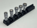 Koken made in Japan Z-series 1/4" Dr 6 Pt UNIVERSAL METRIC NUT GRIP Socket Set 8-14mm RS2441MZ/5 - Cardon Tools