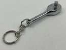 Koken Made in Japan SHORT Full Polish 1/4" Dr.  RATCHET 75mm KEY RING - Cardon Tools