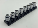 Koken made in Japan Z-series 3/8" Dr. 8 pc ULTRA SHALLOW  Socket Set 8-19 MM 6 Point  RS3400MZ/8 - Cardon Tools