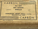 New (VERY) Old Stock Dominion Twist Drill Walkerville,  On No. 109 13/32" Bit Stock Drill ( brace and bit ) - Cardon Tools