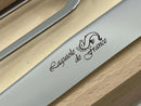 New Old Stock Laguiole Made in France Ebony Handled Carving Boxed Presentation Set - Cardon Tools