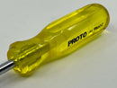 Beautiful New Old Stock PROTO USA Made Long Slotted Screwdriver ( 1/4" x 10") - Discontinued J9860C - Cardon Tools