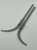 New Old Stock Pair Lufkin Large Caliper Legs c/w Fine Adjustment for Wood Beam Trammels No. 179D - Cardon Tools