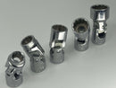 New Old Stock 5pc WILLIAMS USA made 3/8" Dr UNIVERSAL Socket Set 7/16" - 11/16" Range - Cardon Tools