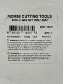 Morse USA made 25pc 118˚ Jobber Length 1 mm to 13 mm (by 0.5 mm) Drill Bit Set - Cardon Tools
