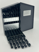 Morse USA made 25pc 118˚ Jobber Length 1 mm to 13 mm (by 0.5 mm) Drill Bit Set - Cardon Tools
