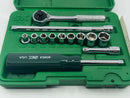 New Old Stock USA Made SK S-K Tools  13pc 1/4" Drive Ratchet & 6pt  Socket Set - Cardon Tools