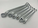 New Old Stock 6pc Williams / SUPERRENCH USA made Double Box End  Metric Wrench Set 7/16" - 1"  Range - Cardon Tools