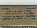 New Old Stock DISSTON Canada No. 3699 Bayonet Style HSS Fibreglass Cutting Jig Saw blades 2 pack 6 Teeth