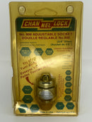 New Old Stock Channellock USA made No. 906 3/8" Drive Adjustable Socket 5/16-5/8"  8-16mm Range