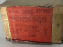 New Old Stock 1980s Nicholson made in Canada 14" FINE Long Angle Lathe File 807863