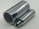 New Old Stock 12 p Set SK S-K USA Made SuperKrome 1/2" Dr. Deep Socket Set 3/8" - 1-1/4"