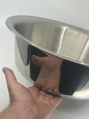 New Old Stock 1960's Vollrath No. 8736 USA made 14-1/2" POLISHED Stainless Steel Wash Basin / Mixing Bowl - Discontinued
