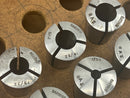 Excellent Hard-To-Find Hardinge USA Made 11 pc Set 2VB Collets 3/32" - 1/2" Range 