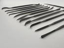 New Old Stock GROBET USA 6″ Diesinkers’ Riffler 12pc Set, CUT 0,  No. 32.020 Discontinued - Made in ITALY