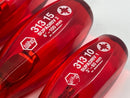 RARE New Old Stock WIHA WEST- GERMANY 5pc SLOT & PHILLIPS Screwdriver Set c/w CHERRY Red Acetate Handles 