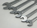 Excellent 5pc Gray Canada BA and BSW Double Open End Wrench Set 2BA - 3/16 BSW  to  7/16 BSW - 1/2 BSW Range