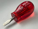 RARE New Old Stock WIHA WEST- GERMANY Stubby  SLOT  Screwdriver Set c/w CHERRY Red Acetate Handle