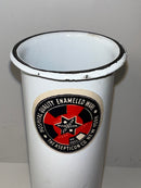 1960's enamel forceps jar ASEPTICON CO