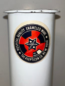 1960's enamel forceps jar ASEPTICON CO