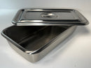 Polar Ware Stainless Steel instrument Tray with Lid 