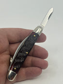 New Old Stock 2020  Great Eastern Cutlery - Tidioute Cutlery PA USA Hand Crafted Folding Knife - Blood Red Jigged Bone - 2 Blades