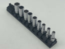 Koken made in Japan Z-series RS2300XZ/9 6 Point METRIC Semi-Deep Socket Set 5.5 mm - 14 mm Range