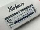 Koken Japan Z-series 12 pc 3/8" dr , 6 Point METRIC Deep & Shallow Socket Set 8 mm - 19 mm Range  RS3X00MZ/12