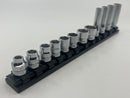 Koken Japan Z-series 12 pc 3/8" dr , 6 Point METRIC Deep & Shallow Socket Set 8 mm - 19 mm Range  RS3X00MZ/12