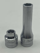 Koken Japan Z-series 12 pc 3/8" dr , 6 Point METRIC Deep & Shallow Socket Set 8 mm - 19 mm Range  RS3X00MZ/12