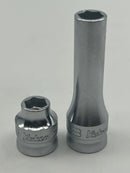 Koken Japan Z-series 12 pc 3/8" dr , 6 Point METRIC Deep & Shallow Socket Set 8 mm - 19 mm Range  RS3X00MZ/12